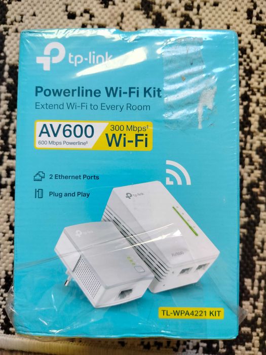 Powerline-Адаптер  TP-Link  TL - WPA 42 20 - 21 KIT