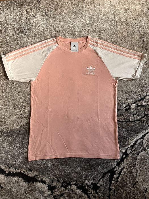 T-shirt różowy Adidas unisex M L