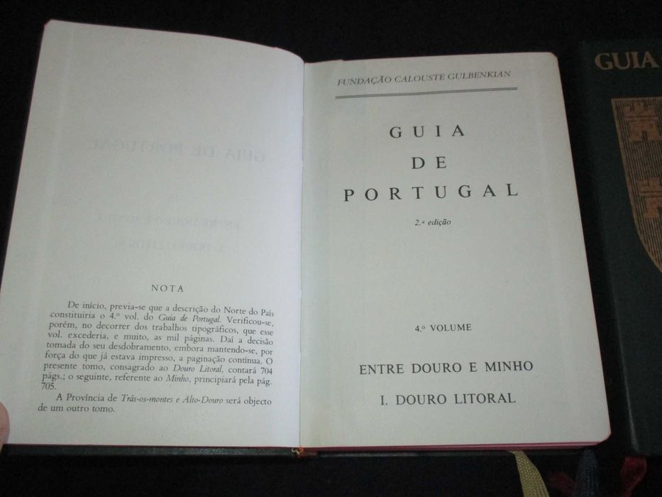 Livros Guia de Portugal Entre Douro e Minho I Douro Litoral e II Minho