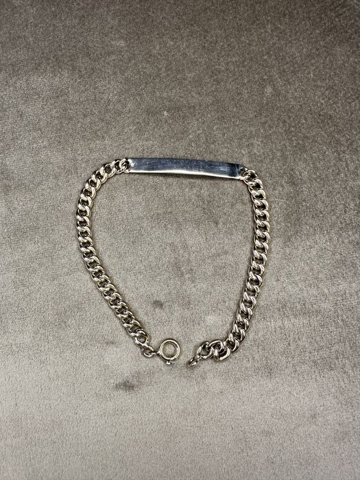 Pulseira com chapa em ouro 19, 2 quilates