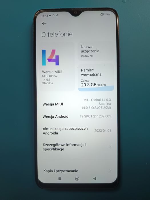 Xiaomi Redmi 9T | 4/128GB | Bateria 6000mAh | NFC | Zestaw