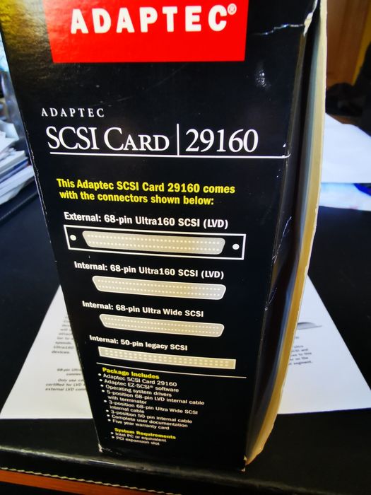 Placa controladora Adaptec 29160 PCI Ultra160 SCSI