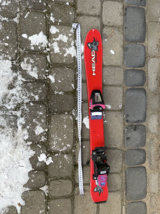 Narty zjazdowe Head 77 cm z butami Nordica