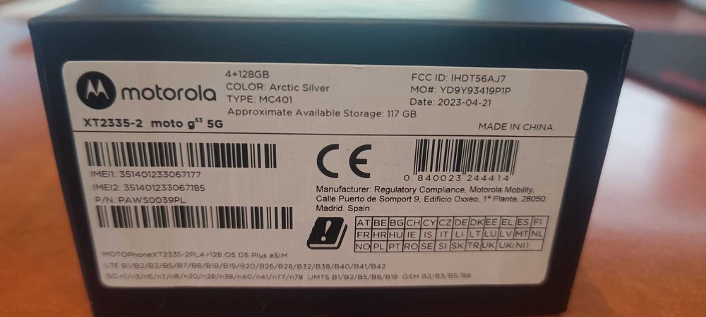 Motorola G53 5g - nieużywany