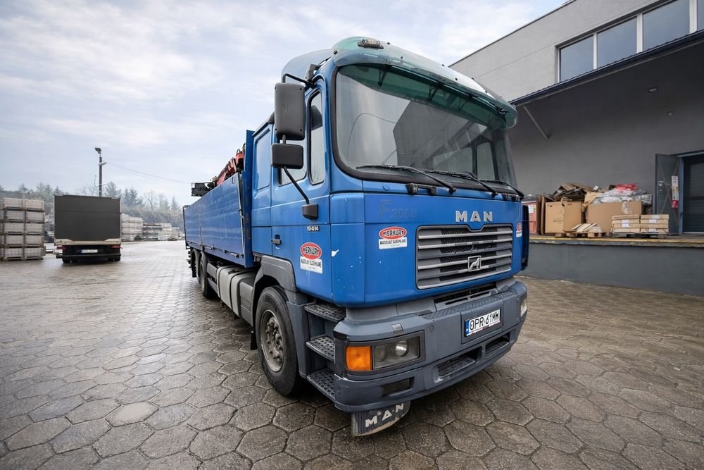 Man F2000 hds - bardzo dobry stan, mocny dzwig, jeden wlascicel
