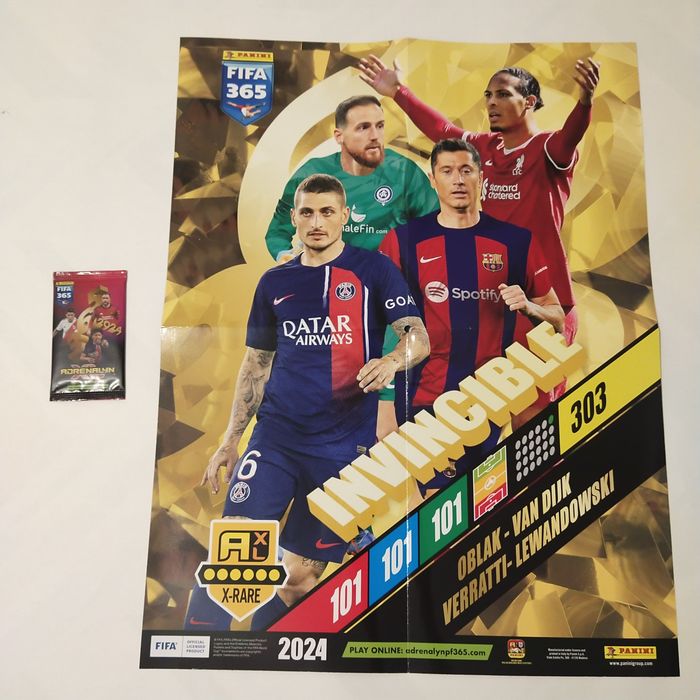 FIFA 365 - 2024. Adrenalyn футбол Panini