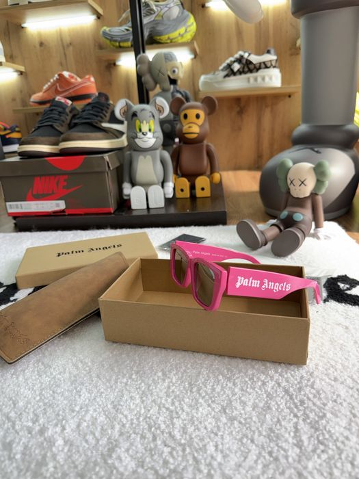 Окуляри Сонцезахисні PALM ANGELS Sunglasses Pink / White