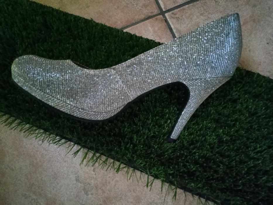 Buty wizytowe brokatowe