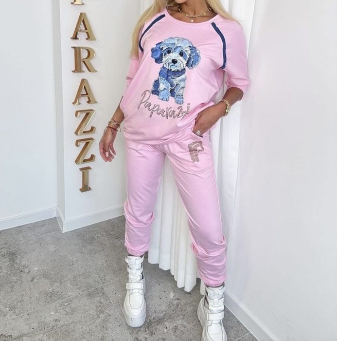 Nowy stylowy komplet dres damski Paparazzi Fashion
