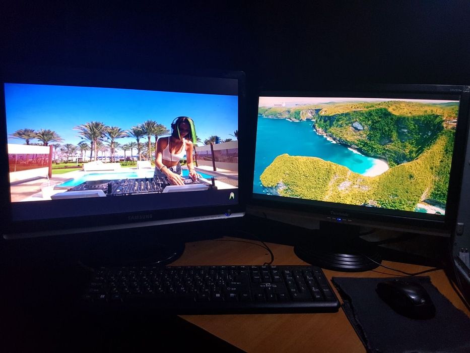 Нетбук HPmini Монитор View Sonic VA 1916w