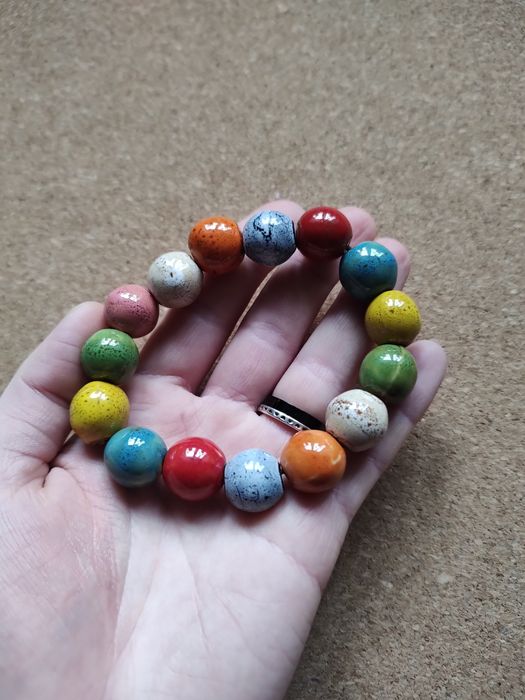 Bransoletka z ceramiki