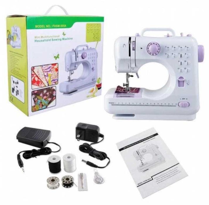 Швейная машинка Sewing Machine 505 на 12в1 педаль оверлок для шиття