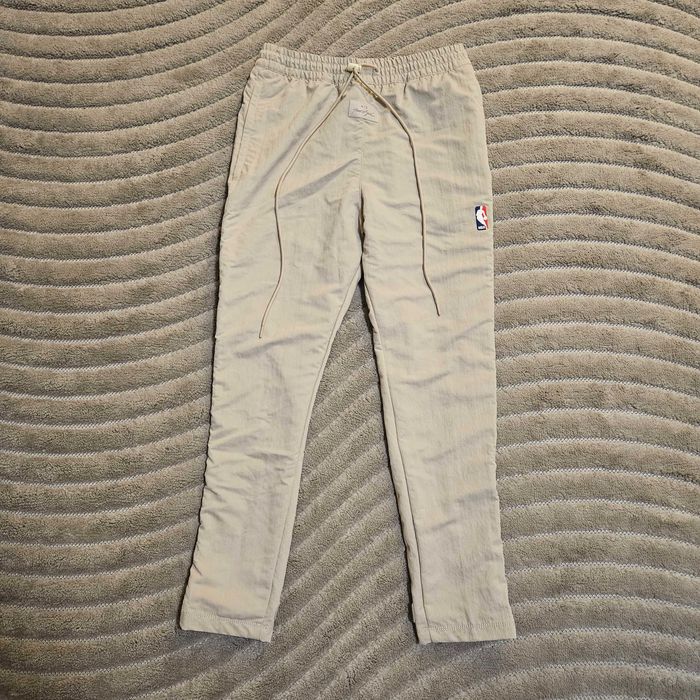 Nike x Fear Of God NBA Nylon Warm Up Pants Bottoms Beige