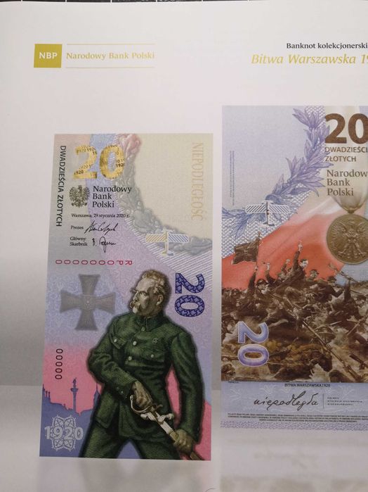 3 x Banknot Bitwa Warszawska 1920 - 20 PLN