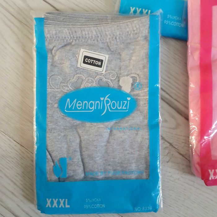 Nowe Majtki damskie Mengni Rouzi 5 szt xxxl 44 46 bawełna