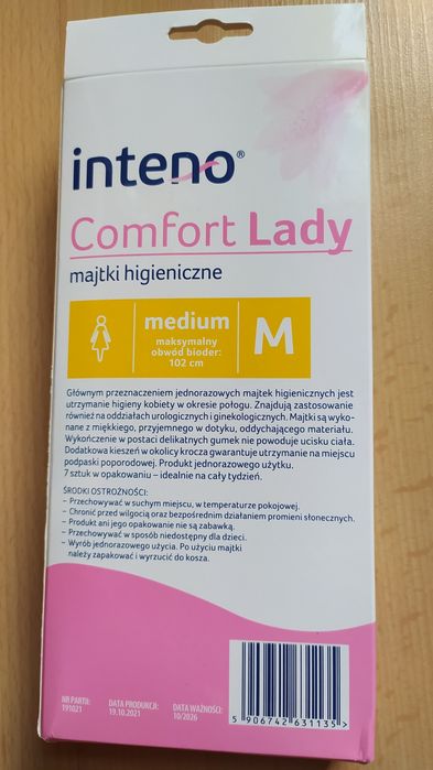 Majtki poporodowe 7 szt