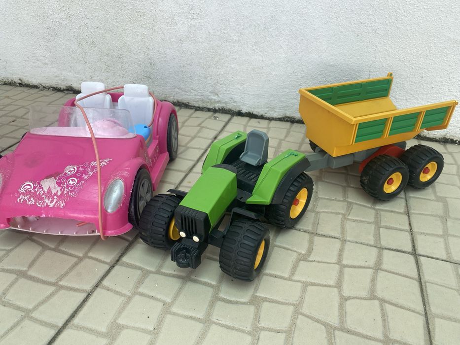 Carro da Barbie com pega para puxar