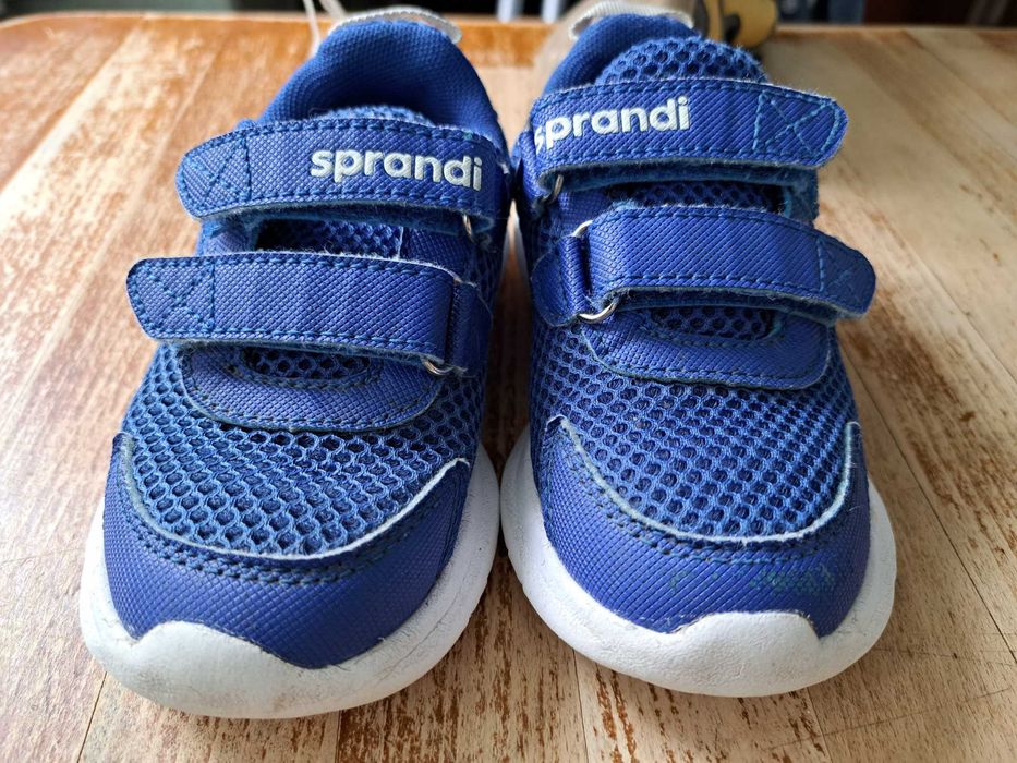 Sneakersy Sprandi niebieskie