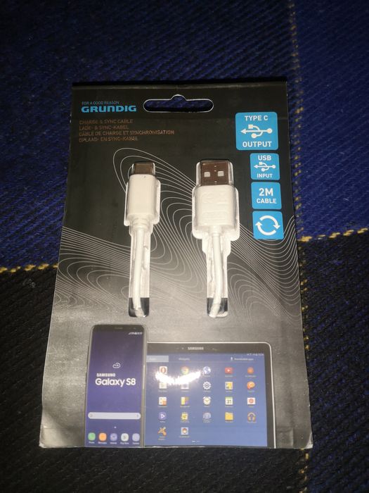 Kabel USB typ C 2 m