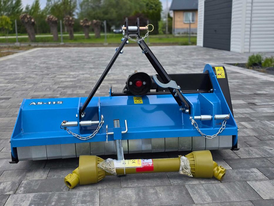 Kosiarka bijakowa Agrostar AS 125 cm do mini ciągnika WOM 25–35 KM młotki 18 sztuk solidna szybka dostawa cała Polska