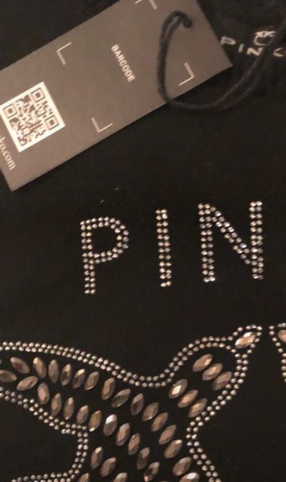 Sweterek Pinko czarny w rozm M dżety
