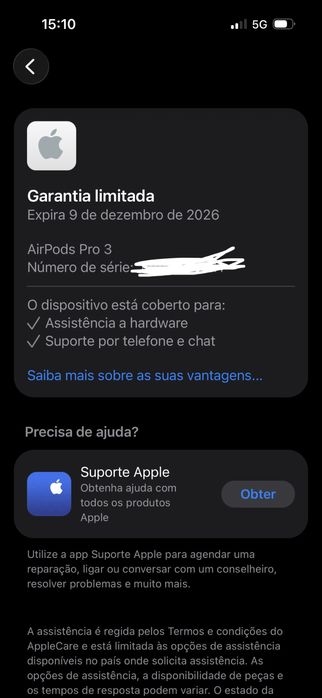 Air pods pro 3 (praticamente novos)