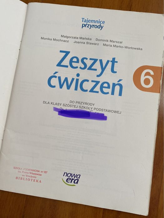 Zeszyt ćwiczeń 6 tajemnice przyrody nowa era