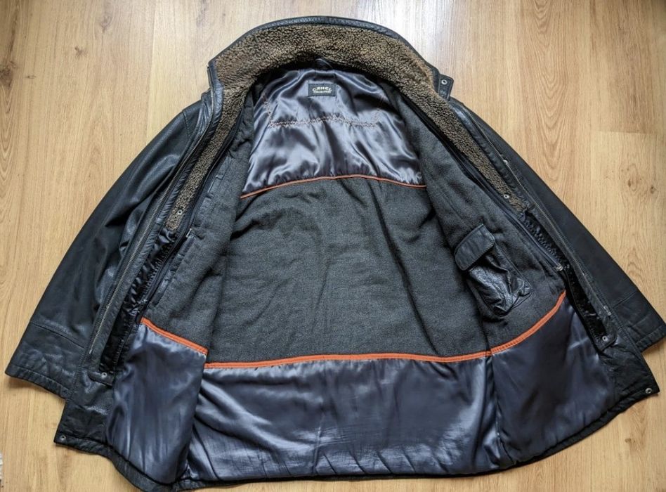 Camel collection XL крута шкіряна дублянка люкс