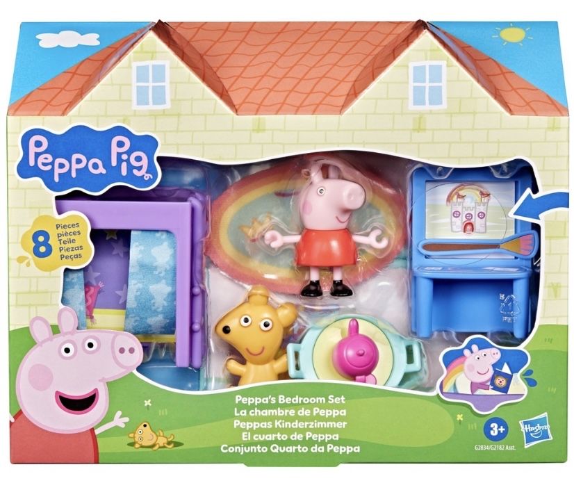 Кімнатка з фігурками СвинкиПеппи Свинка Пеппа Peppa bedroom hasbro