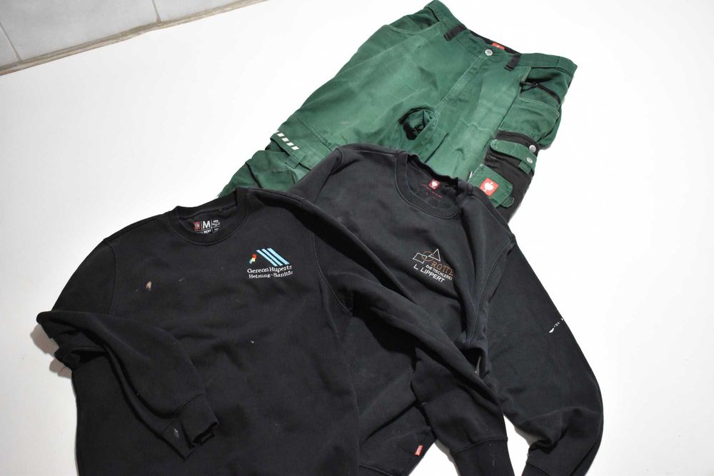 Odzież męska spodnie + 2 bluzy