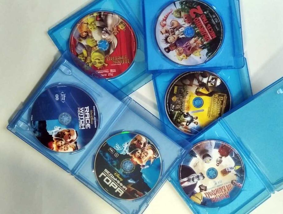 Мультфильмы фильмы на Blu-ray Disc (лицензия блюрей): 110 грн