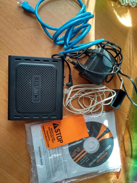 D-Link Dsl-2500U інтернет роутер, маршрутизатор
