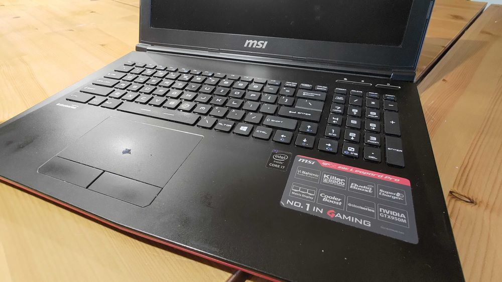 MSI GP62 2QE | i7 | 16GB RAM | SSD 960GB | sprawny | do pracy