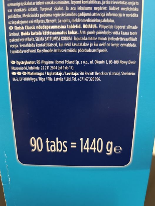 Finish classic 90 szt