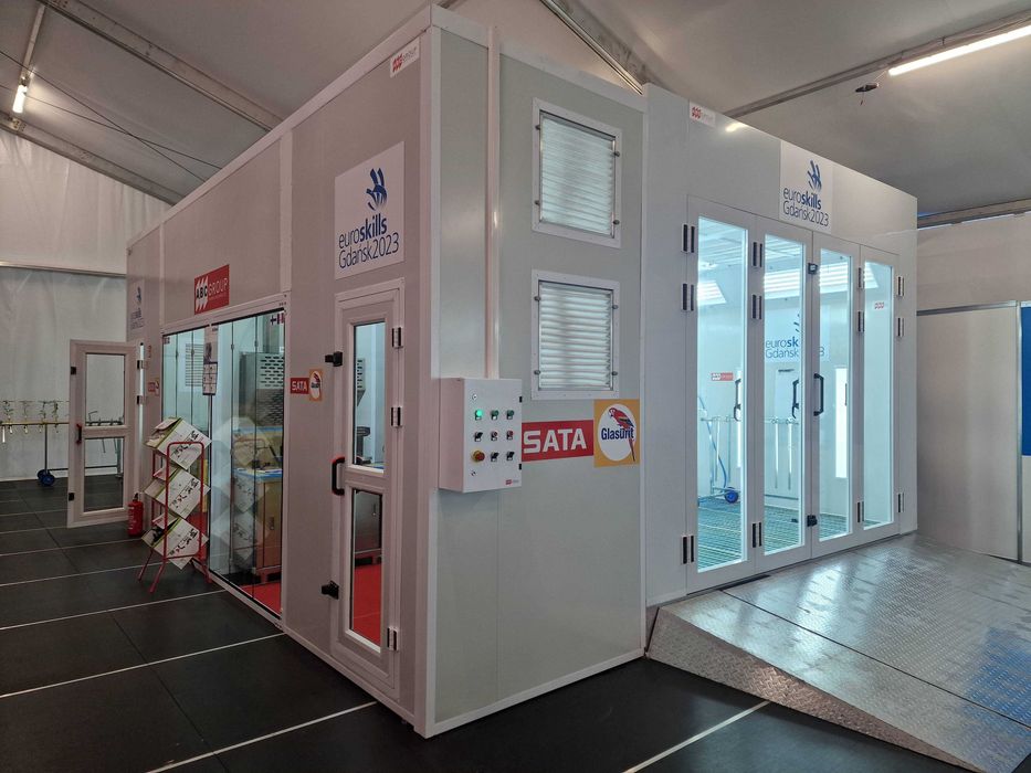 Kabina lakiernicza 8,125x4,65m ABC-Group komora lakiernia malarnia