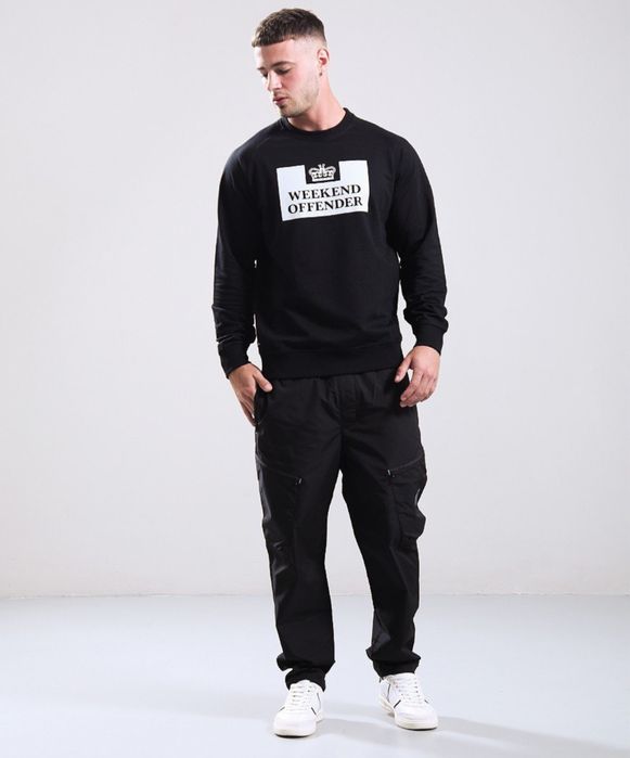 Світшот Weekend Offender Skylar Sweat Black/Silverside Оригінал