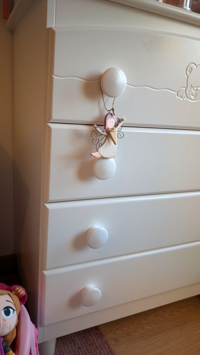 Cómoda de quarto de criança Trama + cama de bebê