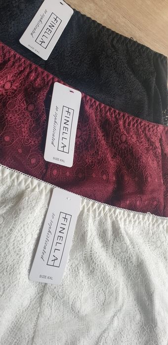 3×Damskie majtki figi z wysokim stanem 6XL