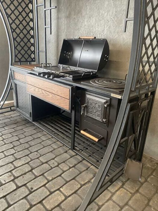 Zestaw grillowy ogrodowy