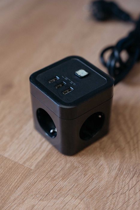 JSVER Carregador Extensão Cubo (3 entradas USB 3.0) 1.5m