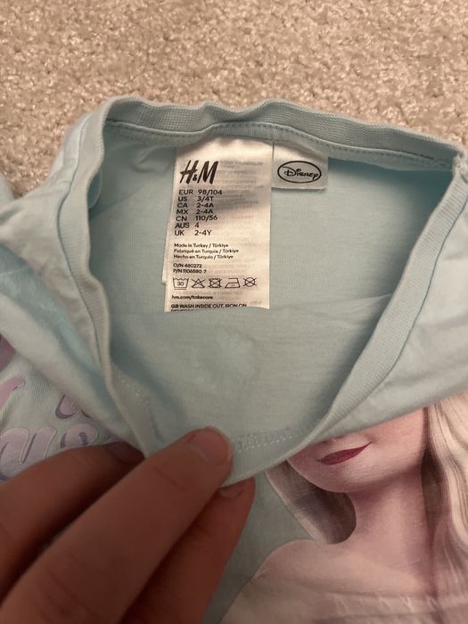 Elza , kraina lodu pizamka h&m 98/104 „7”