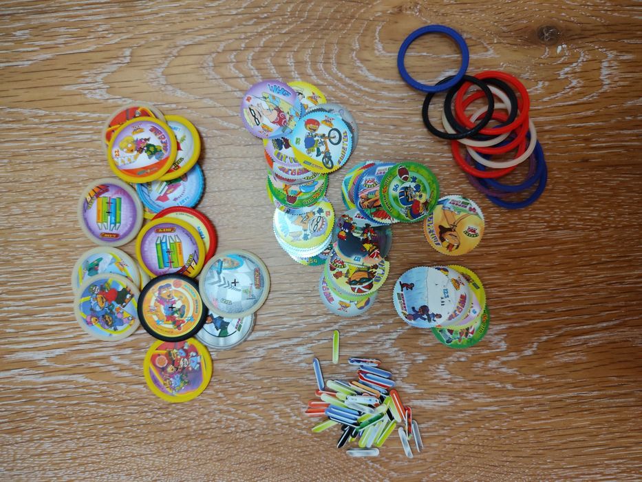 Conjunto de tazos Rollers