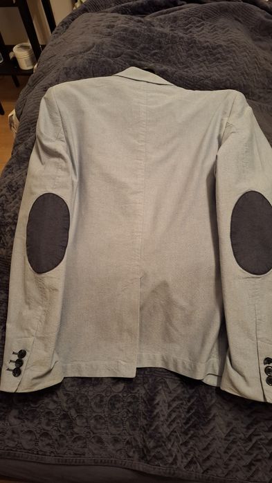 Jasnoszara marynarka męska, śweny stan, rozmiar M