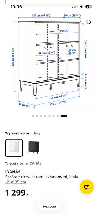 Komoda Ikea Idanas