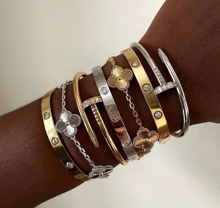 Браслет Картье Гвоздь Цвях 1:1 Лав