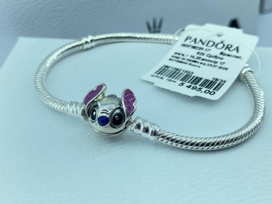 Браслет пандора Стіч pandora новий срібний оригінал