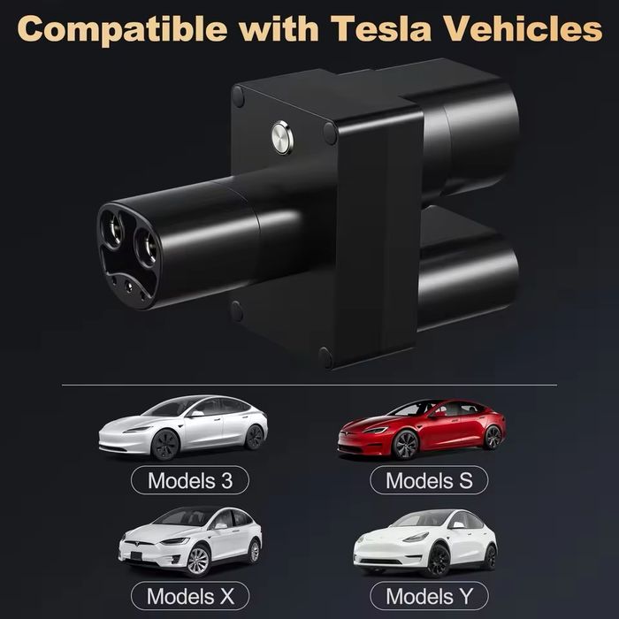 Адаптер для зарядки американских электромобилей Tesla CCS2 Combo