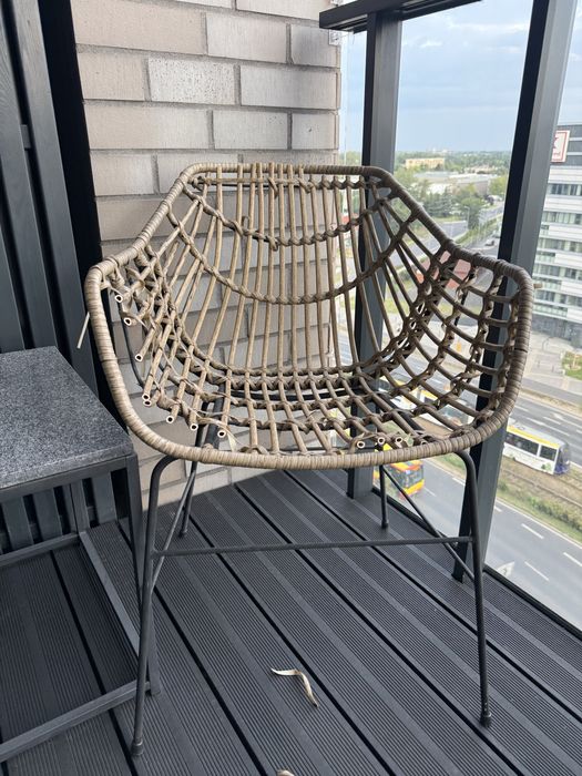 Zestaw krzeseł ogrodowych na taras balkon JYSK