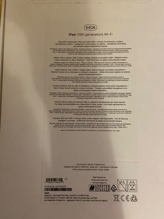 Sprzedam ipad 10.9 64 gb