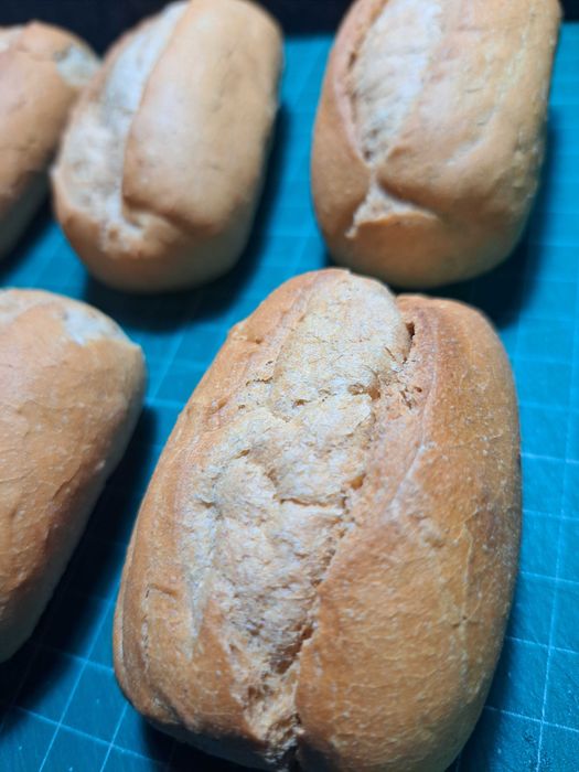 6 pães "petrificados" para decoração ou outra aplicação de bricolage